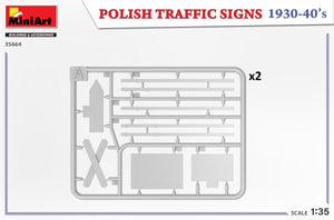 MiniArt 35664 PANNEAUX DE SIGNALISATION ROUTIÈRE POLONAIS ANNÉES 1930-40 1/35 – imagen 3