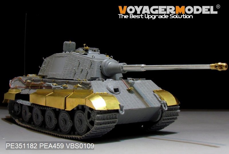 Maquette Voyager PE351182 Char King Tiger allemand de la Seconde Guerre mondiale (tourelle Hensehel) (pour kit DRAGON/ZVEZDA) 1/35 – Bild 4