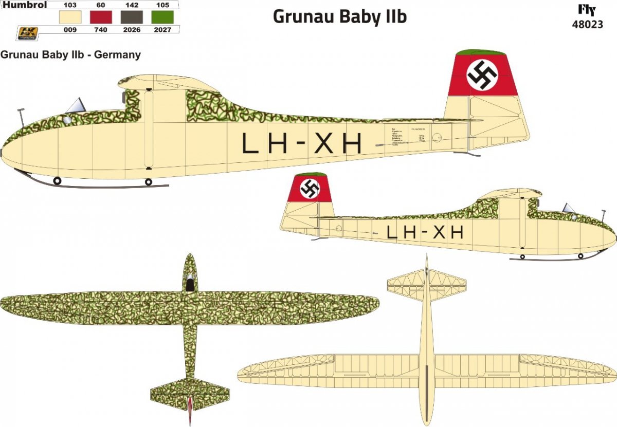 Fly 48023 Grunau Baby IIB Allemagne 1/48 – immagine 3