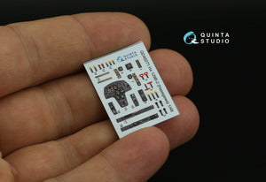 Intérieur imprimé en 3D et coloré sur papier décalcomanie Quinta Studio QD48271 Hs 129B-2 (Hasegawa) 1/48  – immagine 8