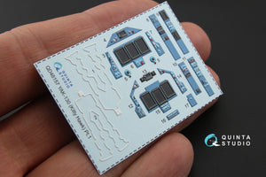 Intérieur coloré imprimé en 3D sur papier décalcomanie pour le Yak-130 de Quinta Studio QD48157 (pour kit KittyHawk) à l&amp;#39;échelle 1/48 – Bild 4