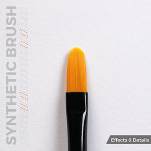 AK Interactive AKB016 AK BROSSE SYNTHÉTIQUE – FILBERT 6