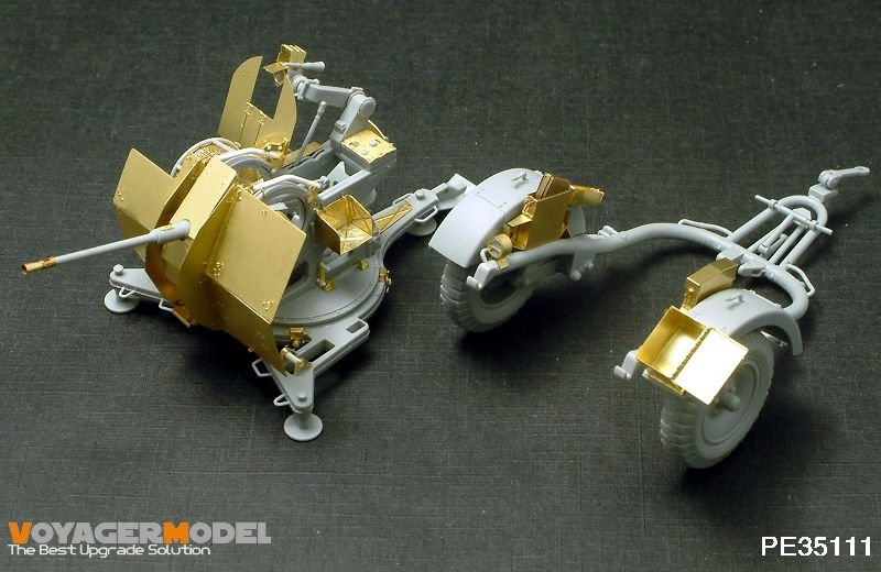 Maquette Voyager PE35111 Flak 38 de 20 mm (pour Dragon 6288) 1/35 – image 2