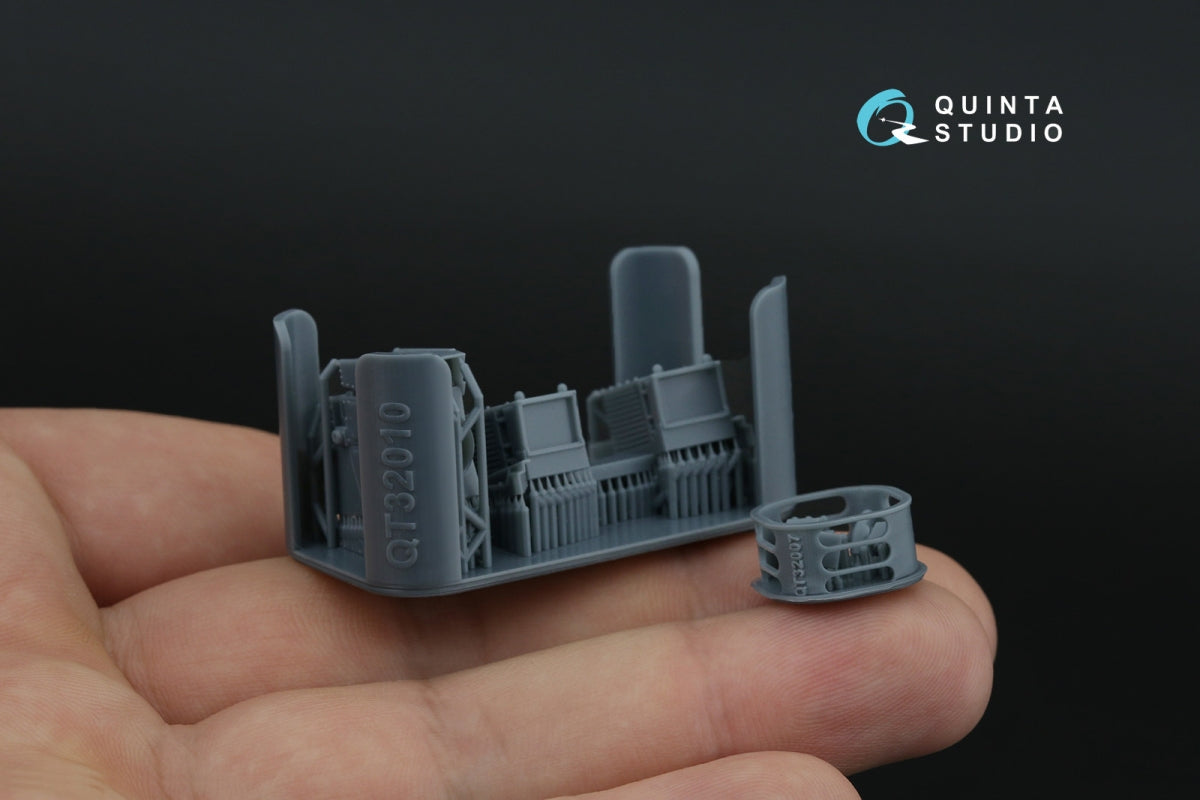 Quinta Studio QDS+32232 Tornado ECR Intérieur italien imprimé en 3D et coloré sur papier décalcomanie (Italeri) (Petite version) (avec pièces en résine imprimées en 3D) 1/32 – Bild 8