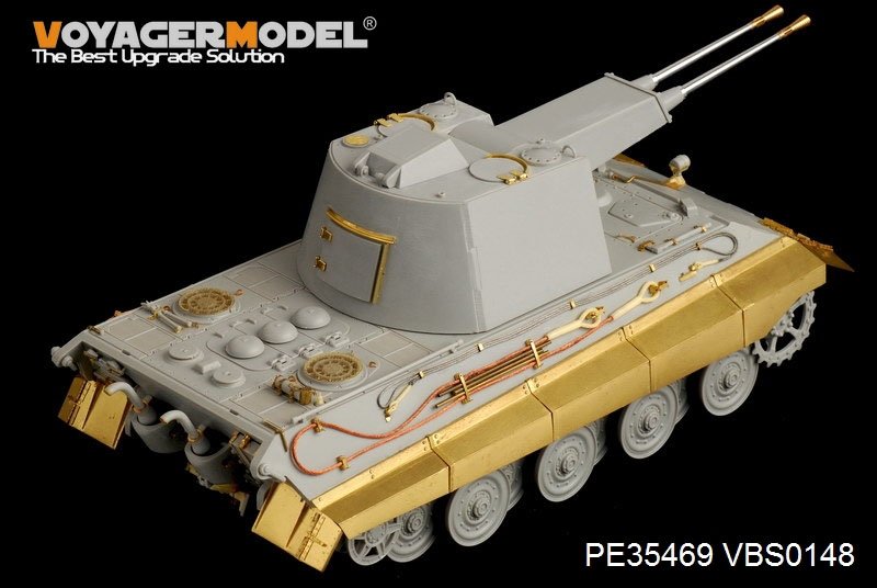 Maquette Voyager PE35469, char allemand E-75 FlaKpanzer de la Seconde Guerre mondiale pour TRUMPETER 01539, échelle 1/35 – Bild 4