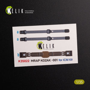 Décalcomanies 3D KELIK K35022 Kozak-001 MRAP ukrainien pour maquette ICM au 1/35 – image 2