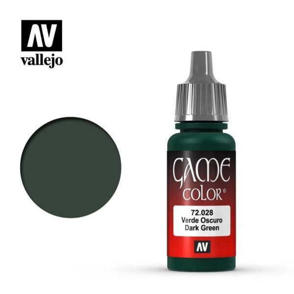 Vallejo 72028 Game Color - Vert foncé 18 ml