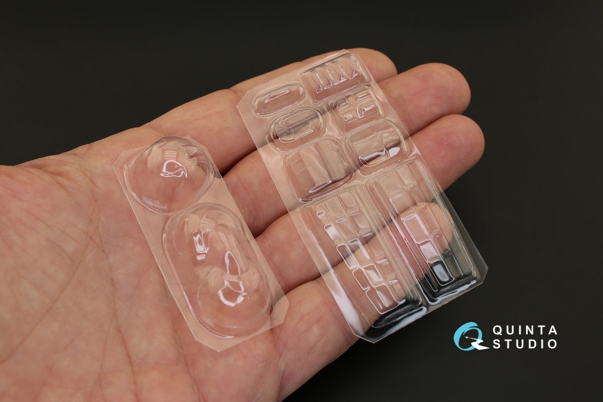 Verrière transparente thermoformée Quinta Studio QC48100 IL-4 (pour kit Xuntong) 1/48 – image 3