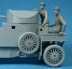Copper State Models F35-006 Membre d&amp;#39;équipage assis de la division de véhicules blindés de la RNAS britannique 1/35 – image 3