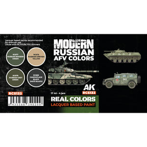 Peintures AK Interactive RCS132 pour véhicules blindés russes modernes (4 x 17 ml) – immagine 2