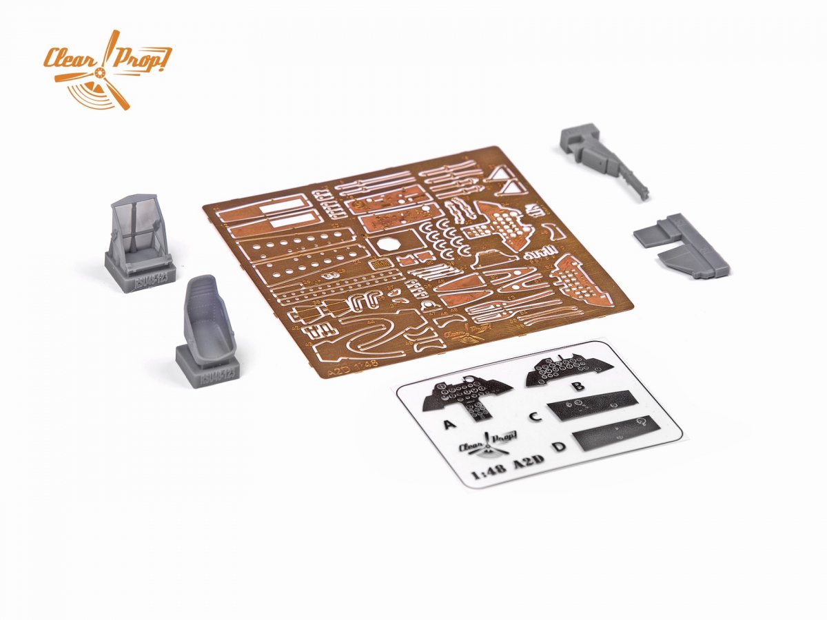 Hélice transparente ! Kit avancé CP4802 XA2D-1 Skyshark ADVANCED au 1/48 – image 3
