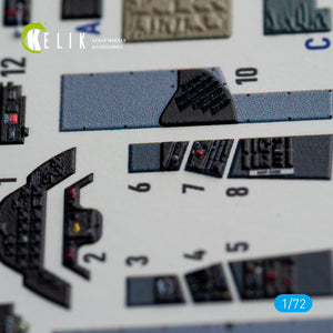 Décalcomanies 3D intérieures KELIK K72064 A1H SKYRAIDER pour maquette Hasegawa 1/72 – immagine 2