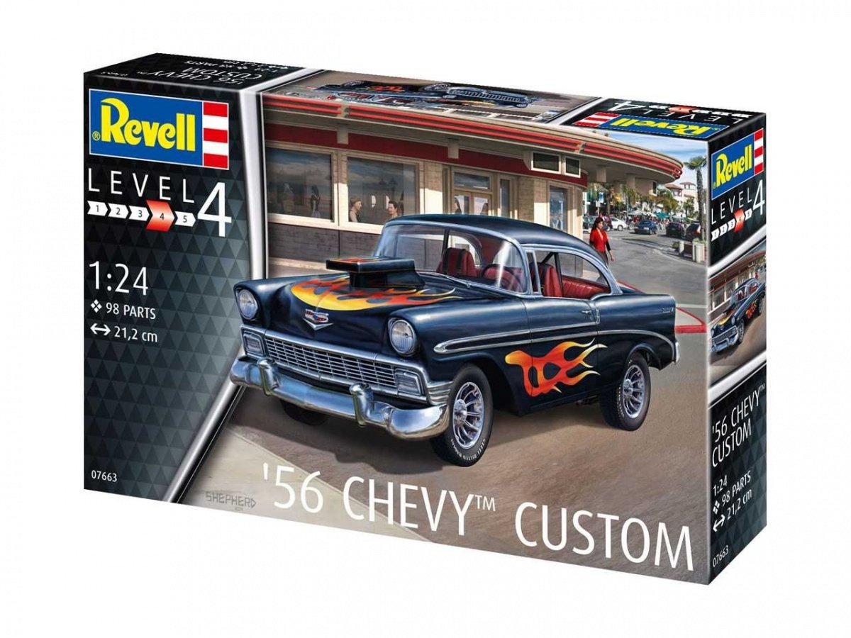 Maquette Revell 67663 Chevy Customs &amp;#39;56 - Échelle 1/24  – image 2