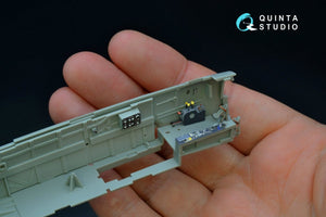 Intérieur imprimé en 3D et coloré sur papier décalcomanie Quinta Studio QD48192 Bf 110C/D (pour maquette Cyber-hobby) 1/48 – image 7