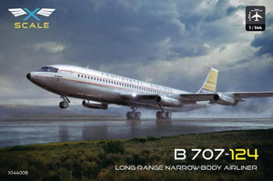 Maquette X-Scale 144008 B707-124 Avion de ligne long-courrier à fuselage étroit Continental 1/144