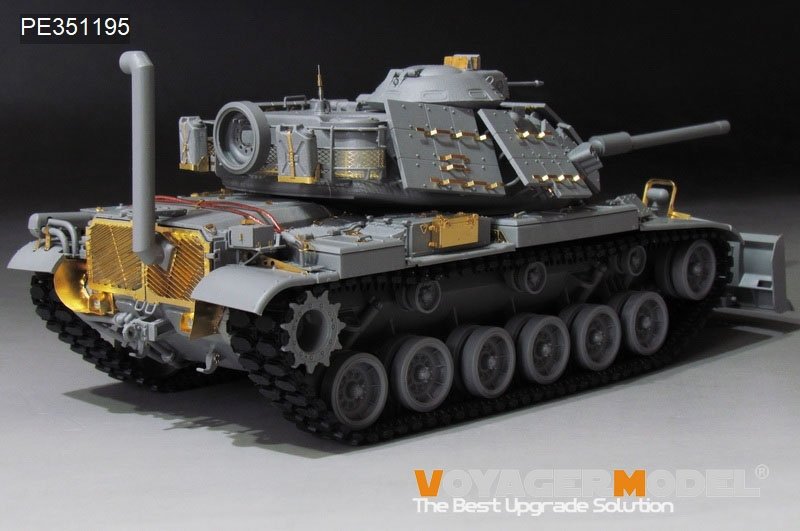 Kit de mise à niveau Voyager Model PE351195 pour char de combat principal américain moderne M60A1 (pour TAKOM 2142) à l&amp;#39;échelle 1/35 – immagine 5