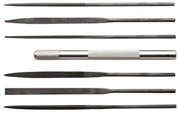 Excel 55668 Lot de 6 limes assorties avec poignée, coupe 2