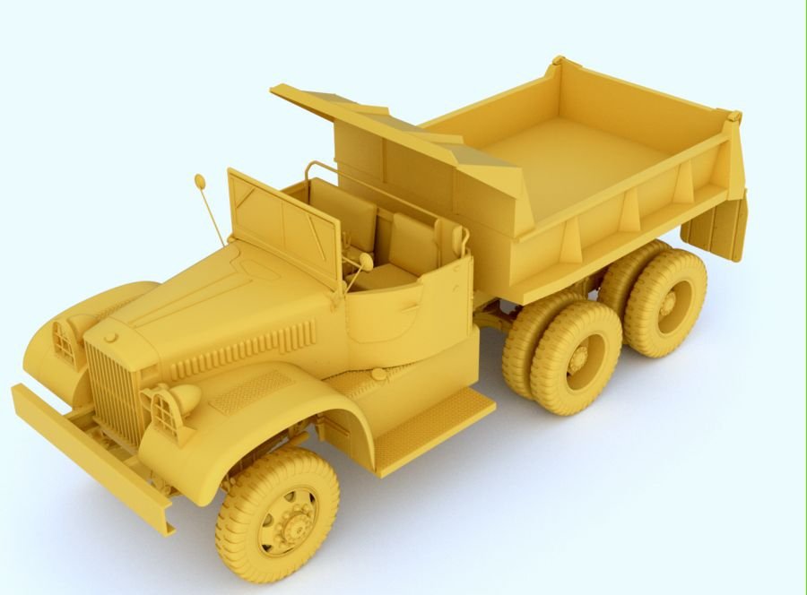 Camion-benne Diamond T 972, modèle Mirror 35806, cabine ouverte, échelle 1/35  – Bild 5