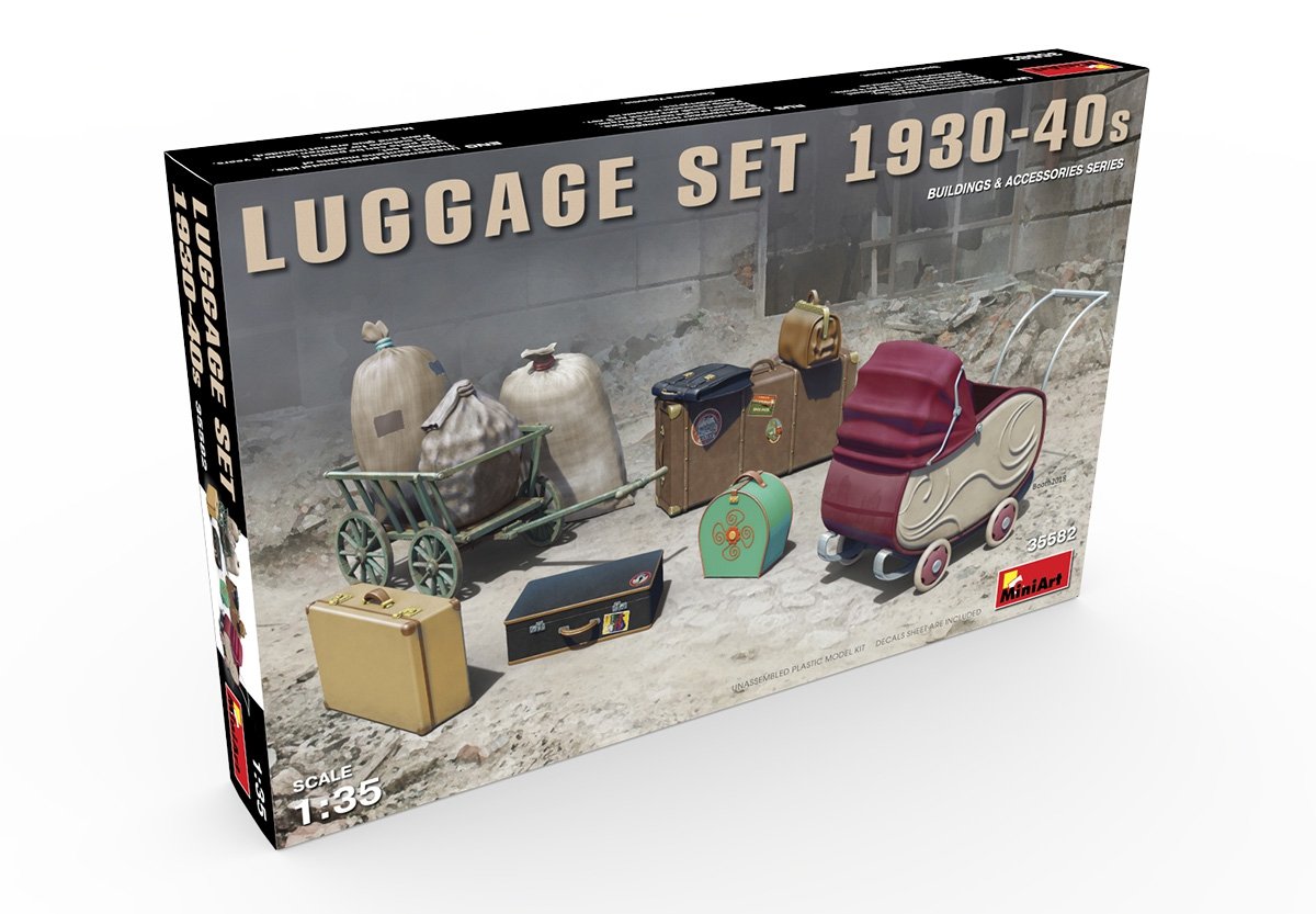 MiniArt 35582 ENSEMBLE DE BAGAGES ANNÉES 30-40 (1/35) – image 2