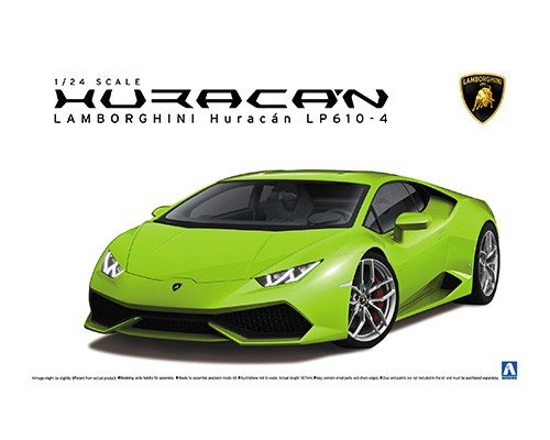 Aoshima 01382 Lamborghini Huracan LP610-4 1/24 