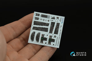 Intérieur imprimé en 3D et coloré sur papier décalcomanie Quinta Studio QD48282 F-104A/C (Kinetic) 1/48 – immagine 6