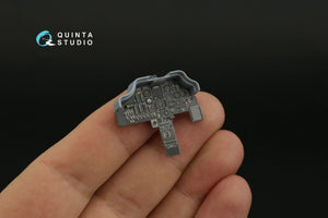 Intérieur imprimé en 3D et coloré sur papier décalcomanie Quinta Studio QDS-35090 AH-64A (Academy) (Petite version) 1/35 – Bild 4