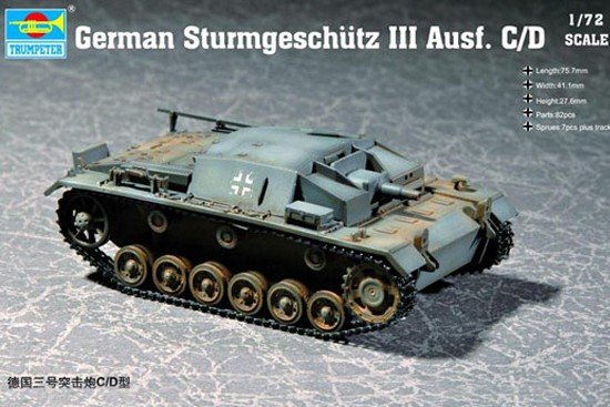 Trompettiste 07257 Sturmgeschutz III Ausf. C/D (1/72)