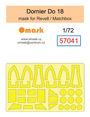 Masque Omask 57041 Dornier Do 18 (pour Revell / Matchbox) 1/72
