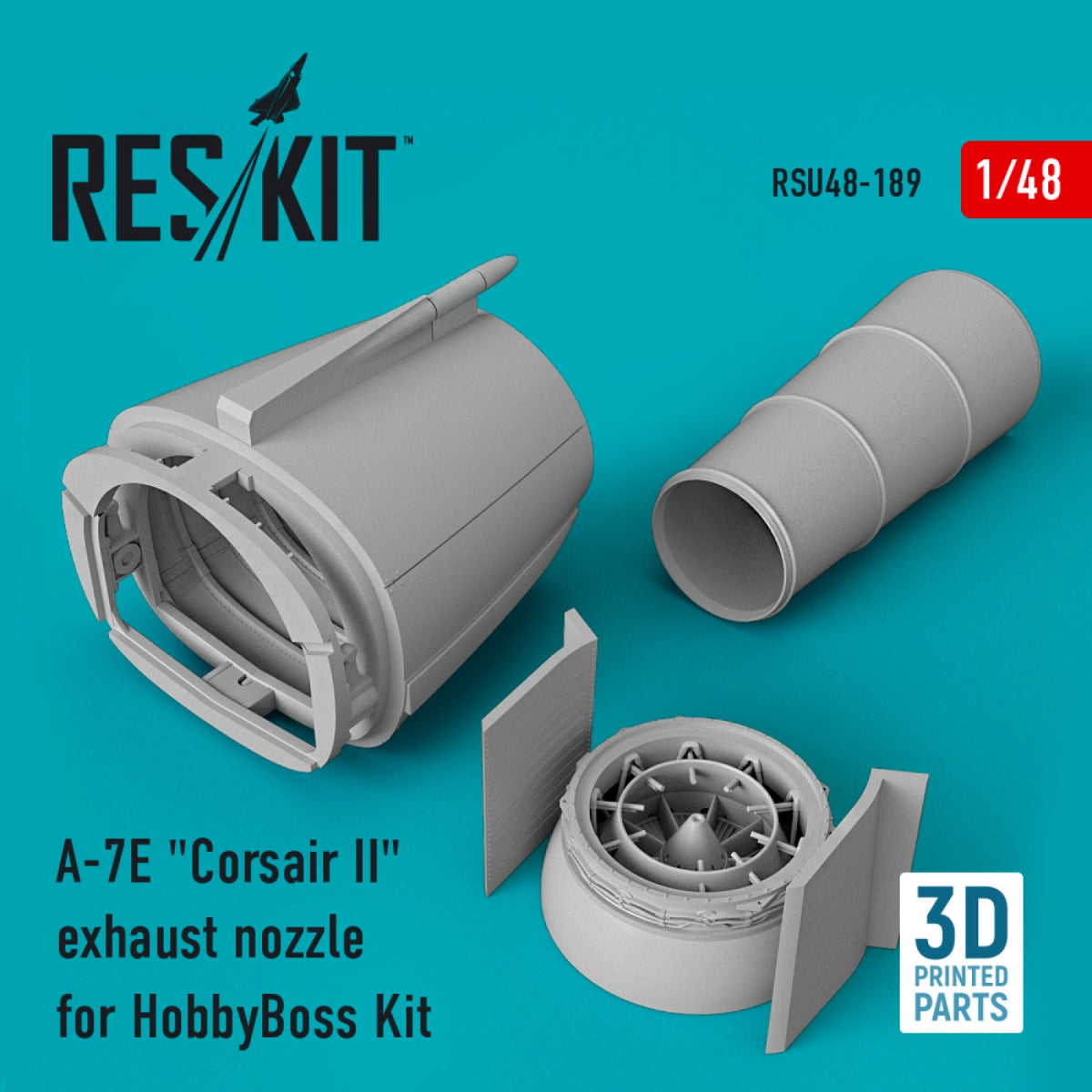 RESKIT RSU48-0189 A-7E « CORSAIR II » TUYAU D&amp;#39;ÉCHAPPEMENT POUR MAQUETTE HOBBYBOSS (IMPRIMÉE EN 3D) 1/48 – Bild 2