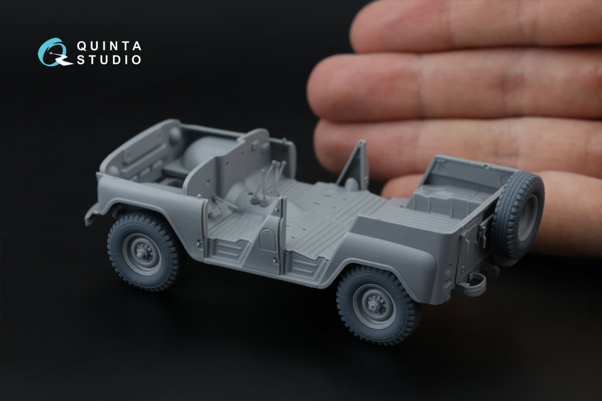 Quinta Studio QT43001 UAZ-469 Jeu de pneus familiaux (Zvezda) 1/43  – immagine 7