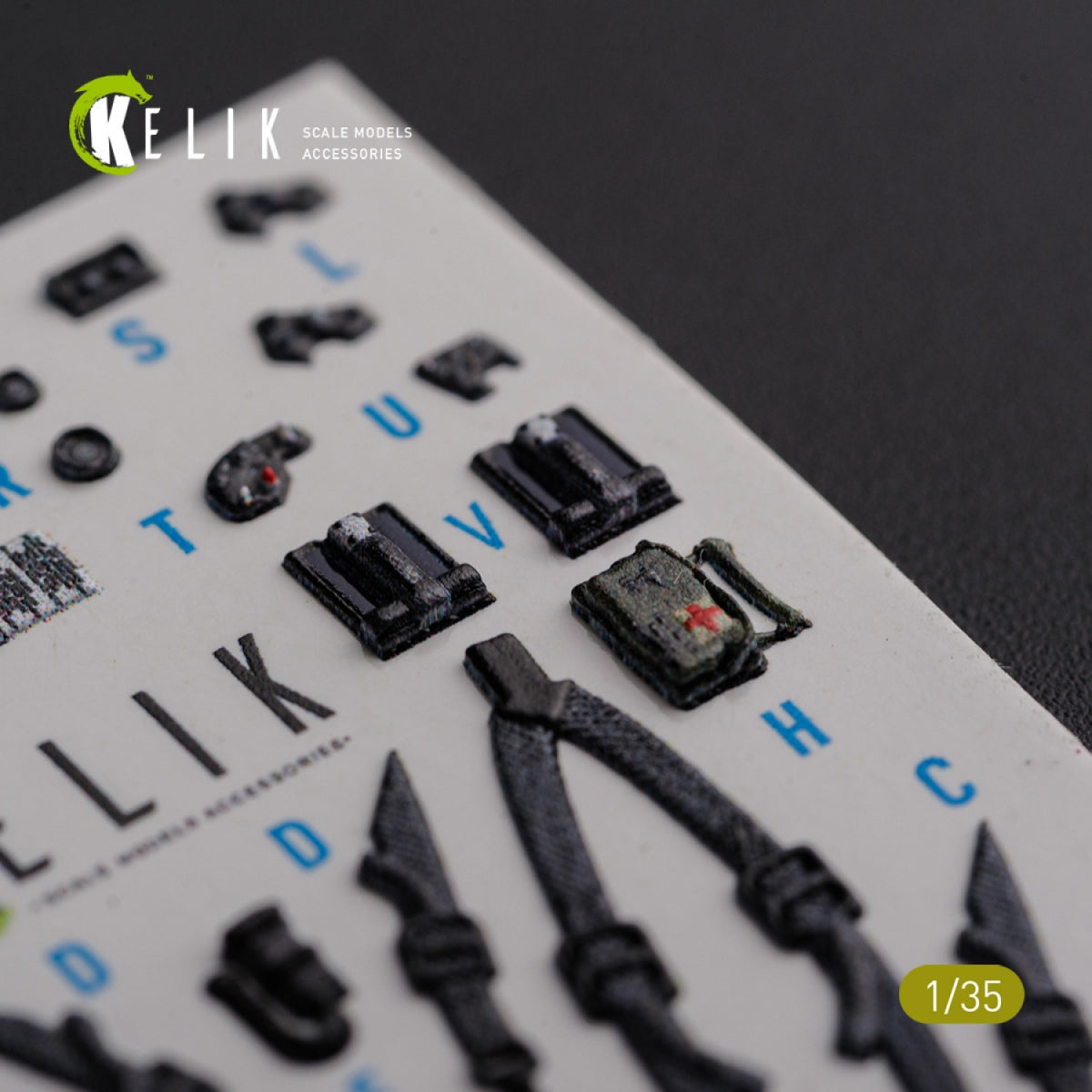 Décalcomanies 3D pour l&amp;#39;intérieur de l&amp;#39;AH-64D Apache (KELIK K35026) pour maquette Meng au 1/35 – imagen 10