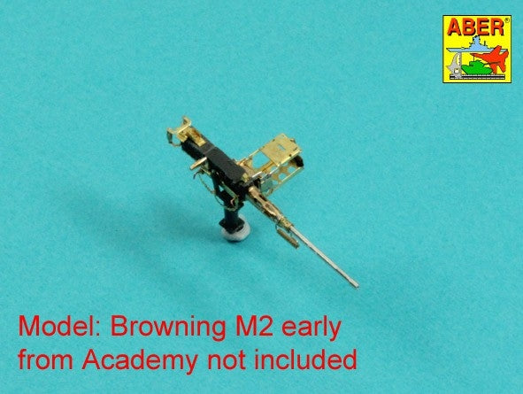 Canon Aber 35L-091 (version ancienne) pour mitrailleuse lourde Browning M2 HB calibre .50 (12,7 mm) US, échelle 1/35 – immagine 14