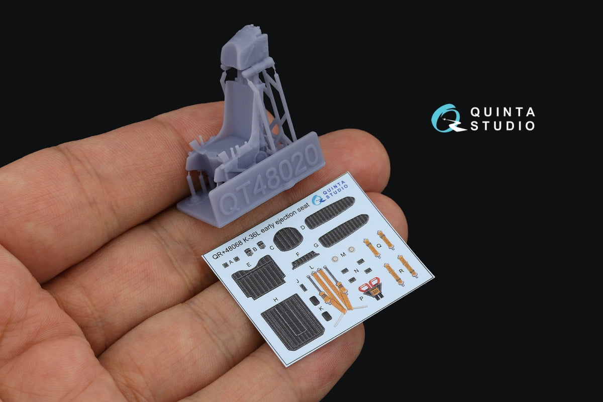 Quinta Studio QR+48068 Siège éjectable K-36L (première version) (pour avions Su-25 jusqu&amp;#39;en 2007) (Tous les kits) 1/48  – imagen 2