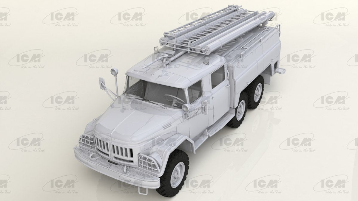 Camion de pompiers soviétique ICM 35519 AC-40-137A 1/35 – immagine 4