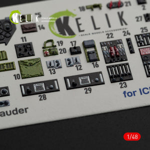 Décalcomanies 3D pour l&amp;#39;intérieur du B-26B Marauder KELIK K48084, compatibles avec la maquette ICM au 1/48 – image 4