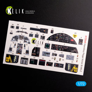 Décalcomanies 3D intérieures KELIK K72065 pour maquette Airfix au 1/72 du Handley Page Victor B Mk2 – immagine 2