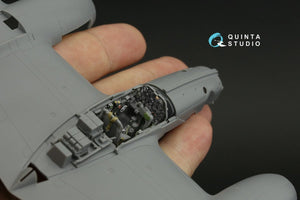 Intérieur imprimé en 3D et coloré sur papier décalcomanie Quinta Studio QD48327 P-38J (Tamiya) 1/48 – image 9