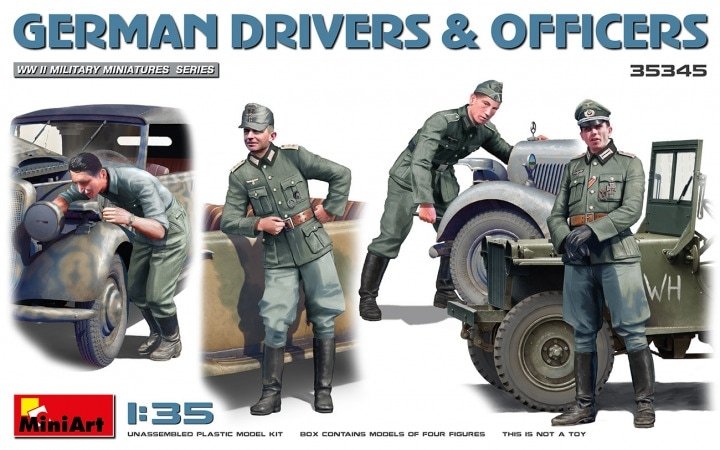 MiniArt 35345 Pilotes et officiers allemands 1/35