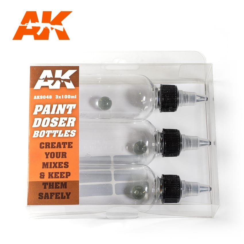 Flacons doseurs de peinture AK Interactive AK9048 de 100 ml