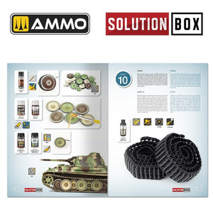 Ammo of Mig 6529 SOLUTION BOOK 23 - Comment peindre les véhicules allemands de fin de guerre de la Seconde Guerre mondiale (Livre multilingue)  – immagine 5