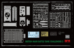 Maquette Rye Field 5062 Challenger 2 avec chenilles fonctionnelles, échelle 1/35 – immagine 2