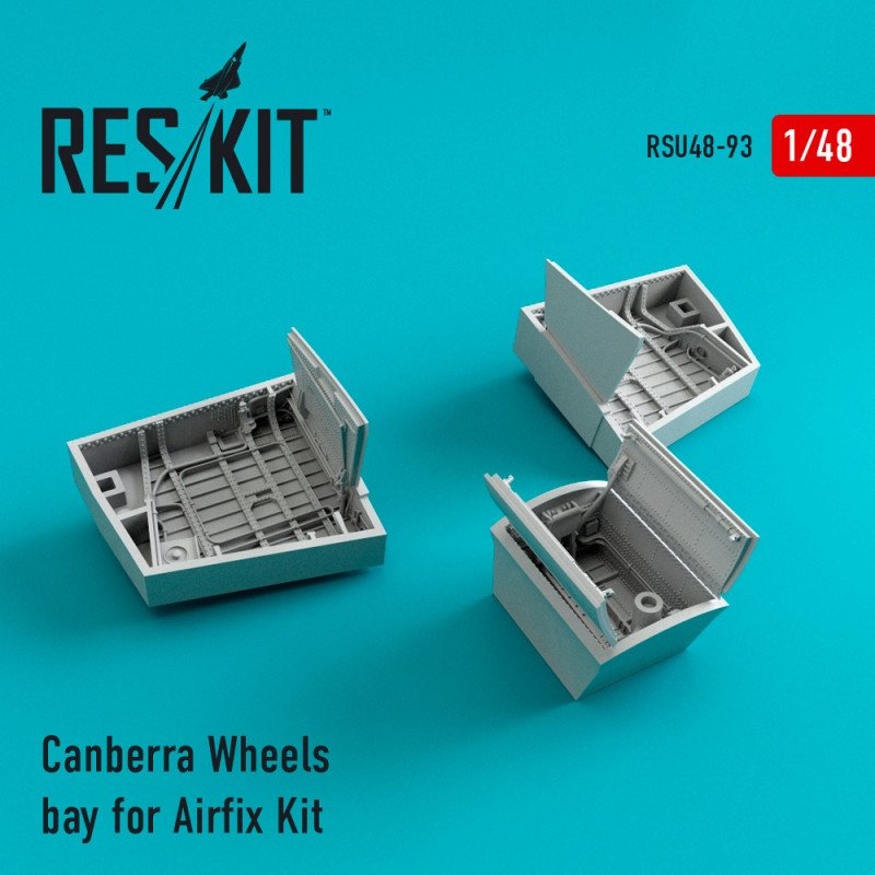 RESKIT RSU48-0093 Baie de roues Canberra pour kit Airfix 1/48