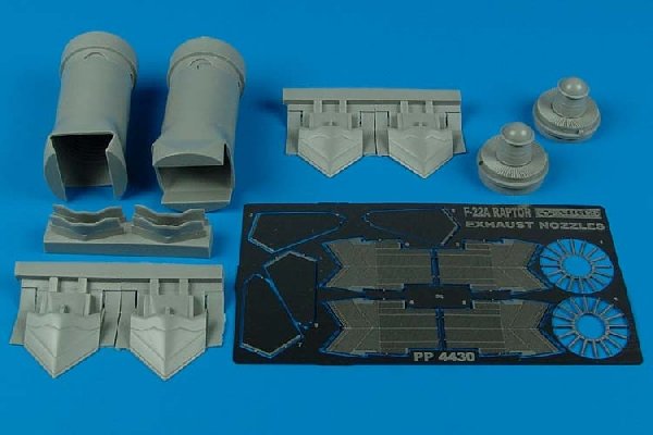 Buse d'échappement Aires 4430 F-22A Raptor 1/48 Academy