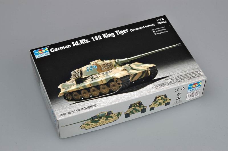 Trumpeter 07201 allemand Sd.Kfz. 182 King Tiger (tourelle Henschel) (1/72) – image 2