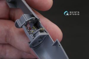 Intérieur imprimé en 3D et coloré sur papier décalcomanie Quinta Studio QD72022 F4U-1A Corsair (pour maquette Tamiya) au 1/72 – image 3