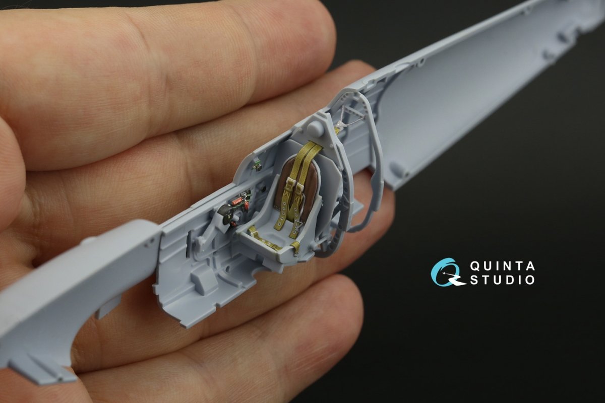 Quinta Studio QD48135 Spitfire Mk.V 3D-Printed &amp;amp; coloured Interior on decal paper (Airfix) 1/48 – zdjęcie 10