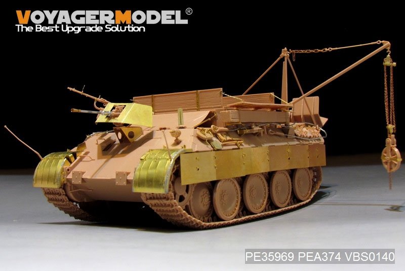 Modèle Voyager PE35969 Bergepanther Ausf.A allemand de la Seconde Guerre mondiale (type ancien, porte-outils Panther A) de base pour MENG SS-015 1/35 – Bild 3