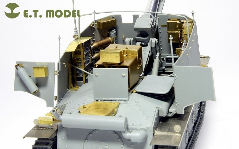 ET Modèle E35-005 Seconde Guerre mondiale allemand Sd.Kfz.138/1 Ausf.H 15cm sIG33/1 « Grille » (Pour DRAGON 6470) (1/35) – imagen 7