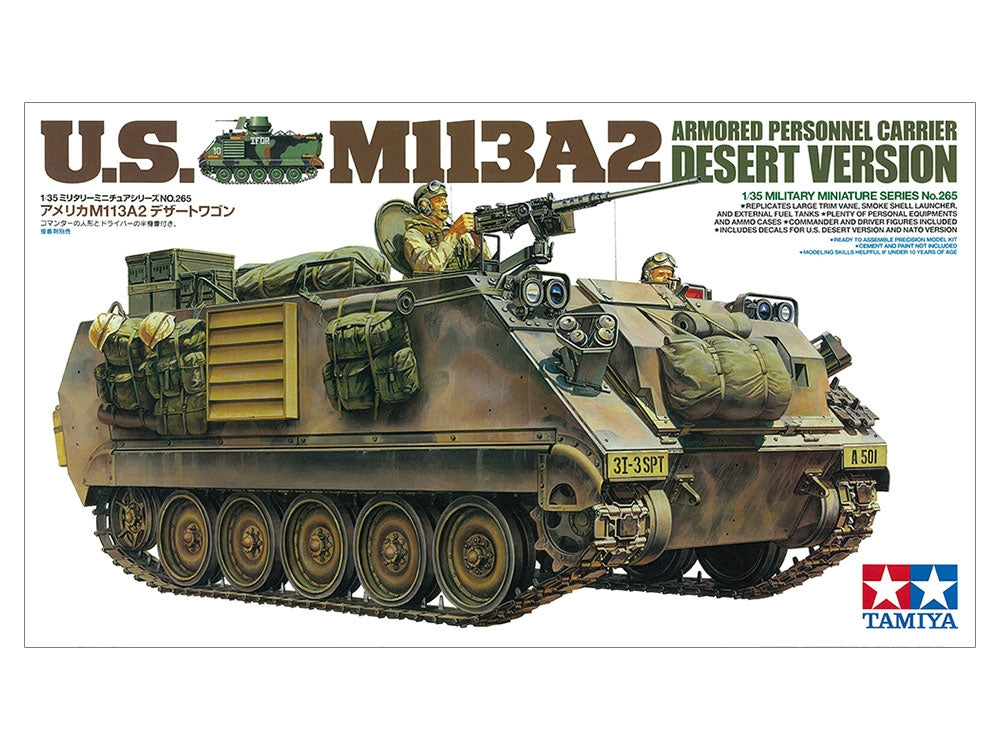 Tamiya 35265 US M113A2 Véhicule blindé de transport de troupes Version désert (1/35)  – image 2