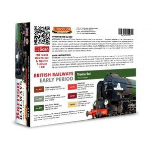 Coffret de peinture acrylique Lifecolor XS10 British Railways, lot de 1 (6 x 22 ml) – immagine 2